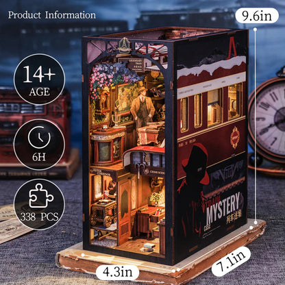 Train Mystery Case – DIY Book Nook Kit