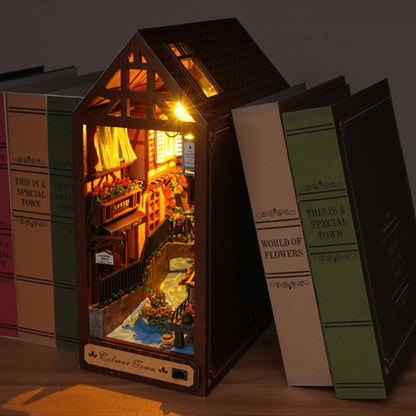Colmar Town DIY Crafts Book Nook Bookshelf Insert