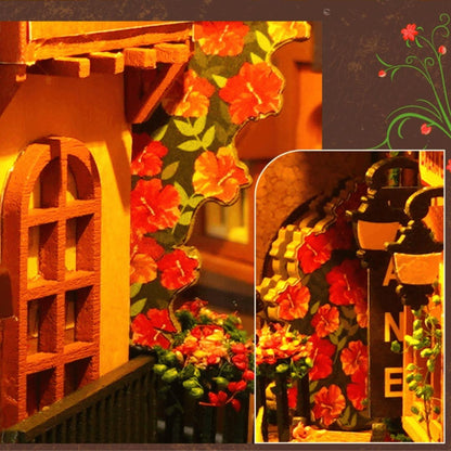 Colmar Town DIY Crafts Book Nook Bookshelf Insert