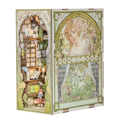 Elven Paradise Booknook Bookshelf Insert