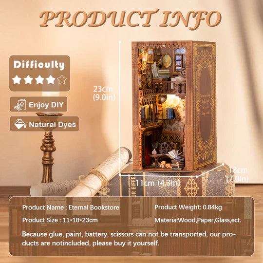 Eternal Bookstore 3D Book Nook Kit