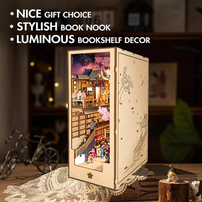 Festival Night Tour Wooden Book Nook Kit