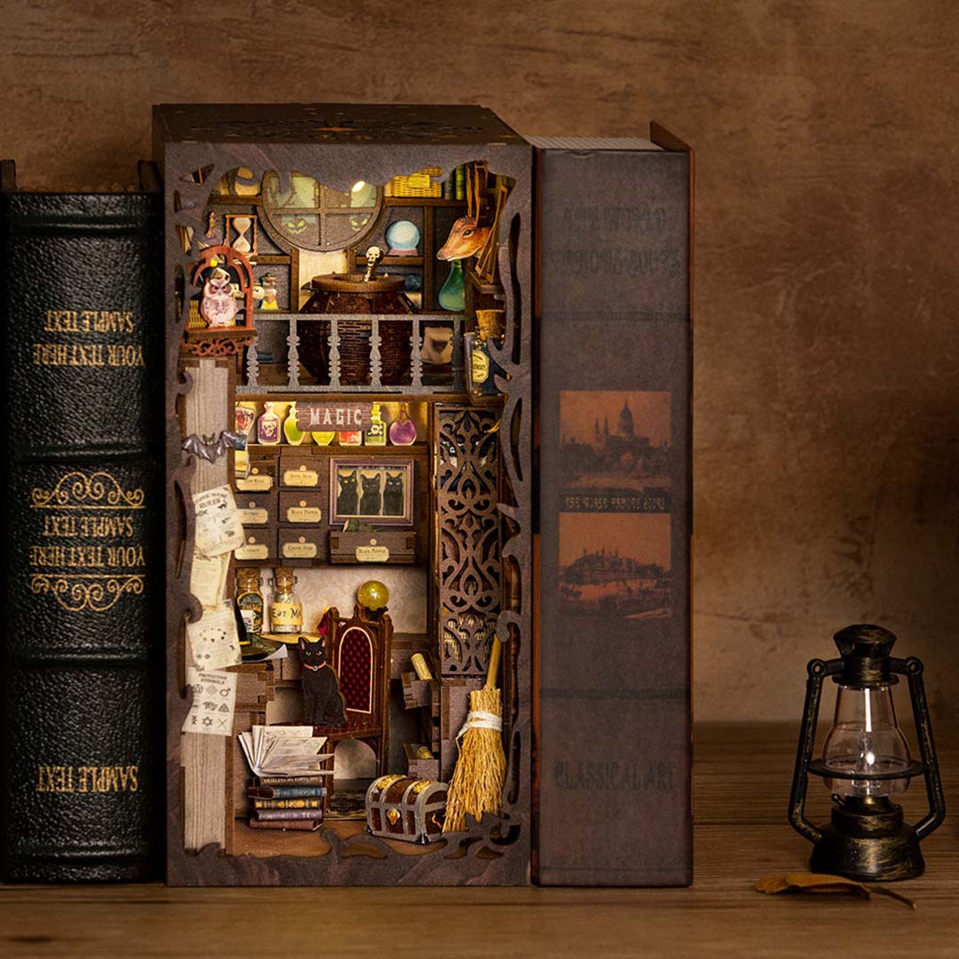 Magic Pharmacist 3D Wooden Puzzle Book Nook Kit