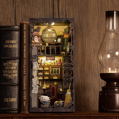Magic Pharmacist 3D Wooden Puzzle Book Nook Kit