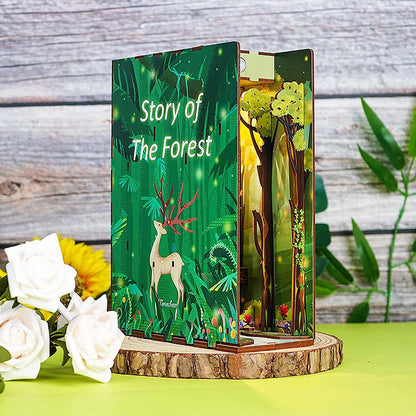 Story Of The Forest Wooden Book Nook