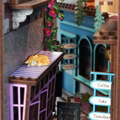 Island of Love 3D Wooden Book Nook