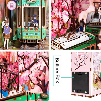 Sakura's Travel Wooden Book Nook Kit