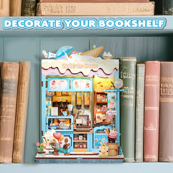 Bella’s Ice Cream – DIY Miniature House Kit