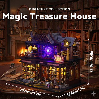 Magic Treasure House DIY Miniature Dollhouse Kit