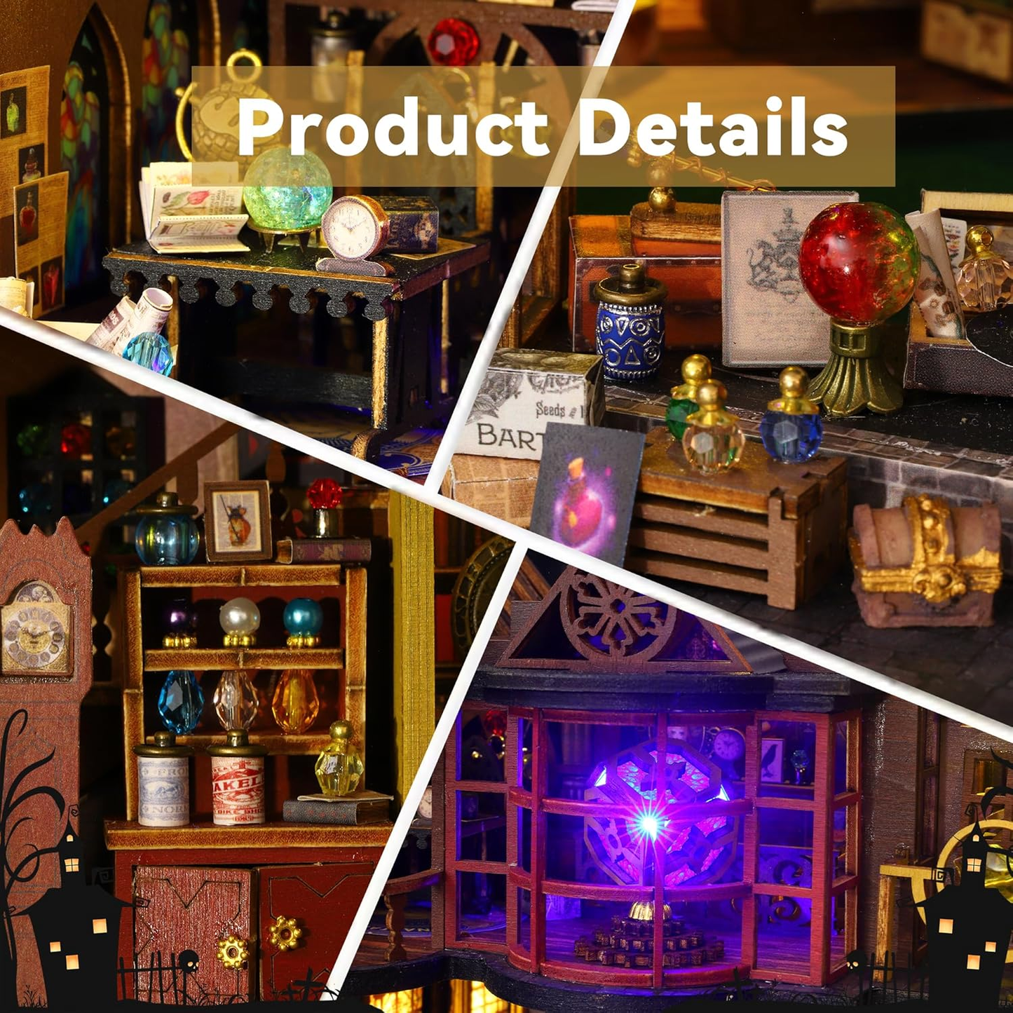 Magic Treasure House DIY Miniature Dollhouse Kit