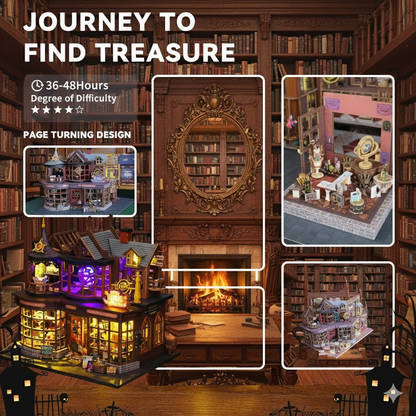 Magic Treasure House DIY Miniature Dollhouse Kit