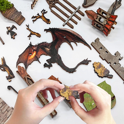 Spirit Valley of the Magic Ring DIY Book Nook Shelf Insert