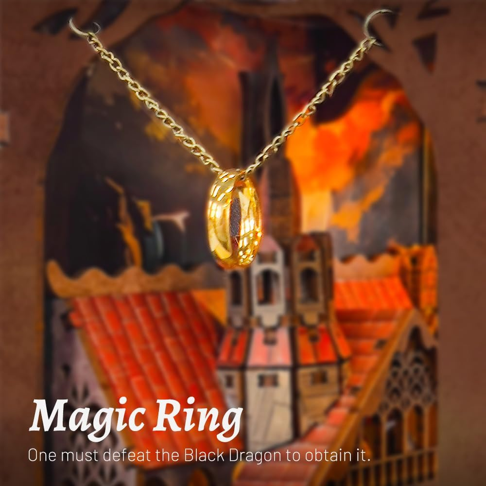 Spirit Valley of the Magic Ring DIY Book Nook Shelf Insert