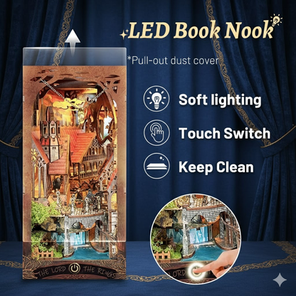 Spirit Valley of the Magic Ring DIY Book Nook Shelf Insert