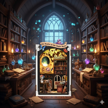 The Realm of the Magic Book – DIY Book Nook Kit