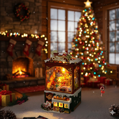 Merry Christmas Claw Machine – DIY Wooden Music Box