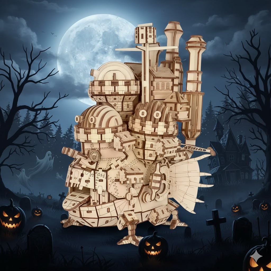 Hal’s Moving Castle – 3D Wooden Puzzle Kit