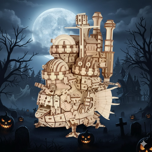 Hal’s Moving Castle – 3D Wooden Puzzle Kit