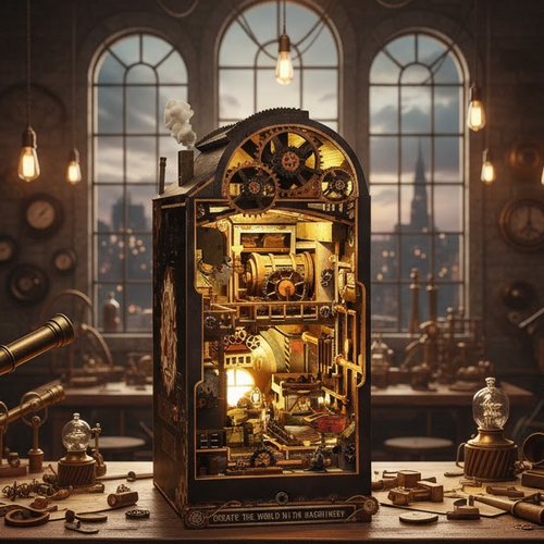 Steampunk World – DIY Book Nook Kit