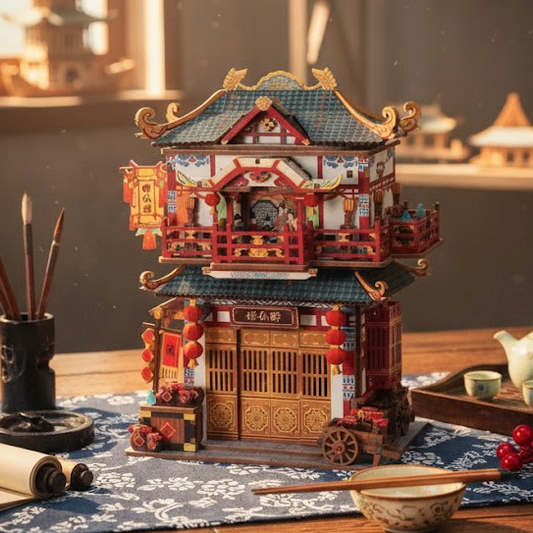 Ancient Restaurant – 3D Mechanical Puzzle Kit