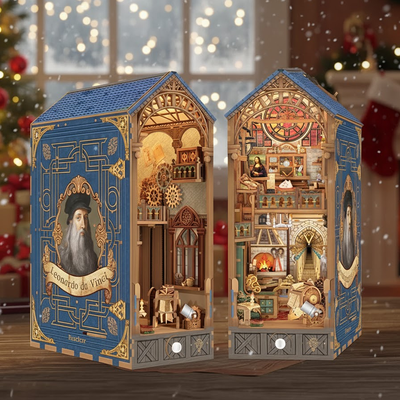 Leonardo da Vinci Book Nook – DIY Book Nook Kit