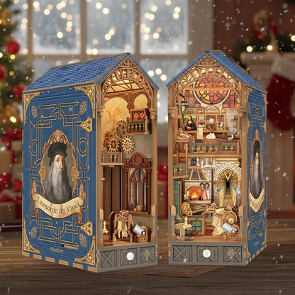 Leonardo da Vinci Book Nook – DIY Book Nook Kit