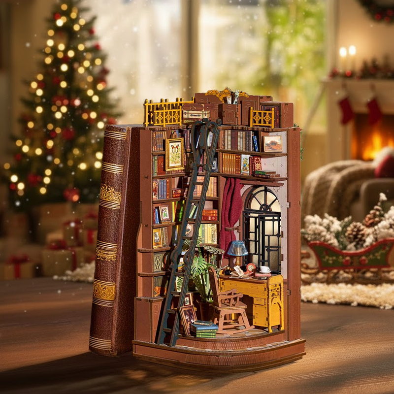 Silent Corner Study DIY Book Nook Kit — Best for Book Nerds