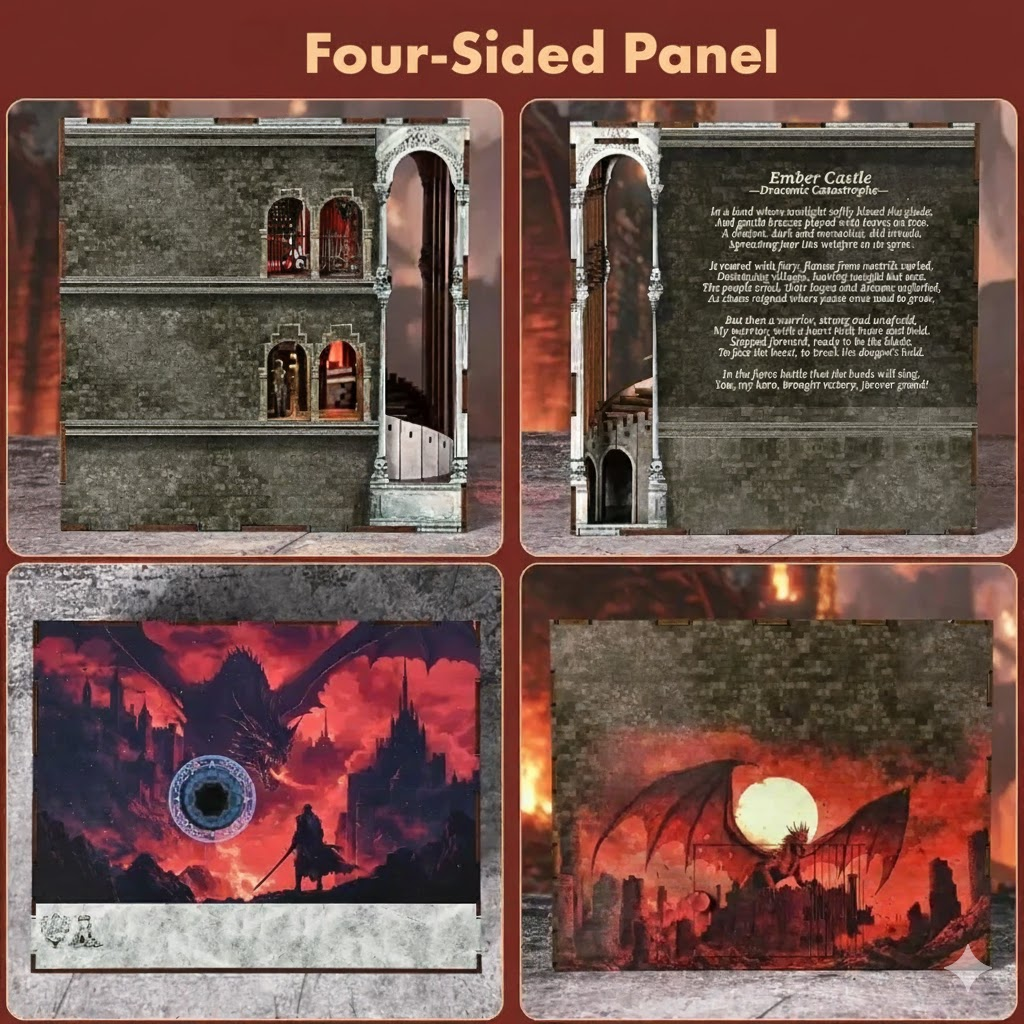 Dragon Wing Ember Castle Book Nook – Ember Castle