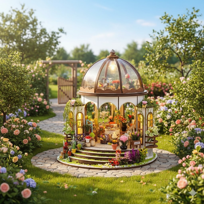 Sky Garden DIY Miniature Dollhouse Kit