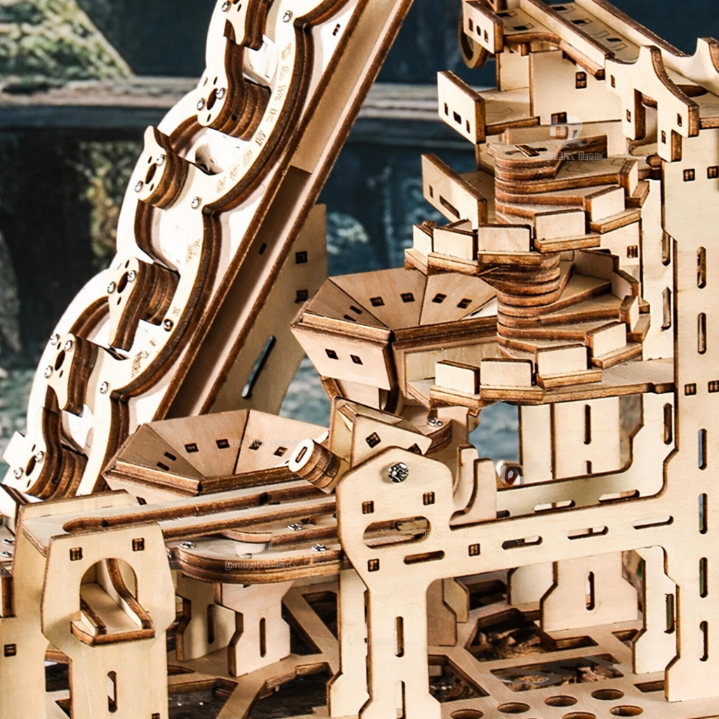 Marble Run Workshop 3D Wooden Puzzle Kit