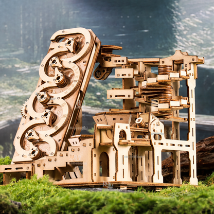 Marble Run Workshop 3D Wooden Puzzle Kit