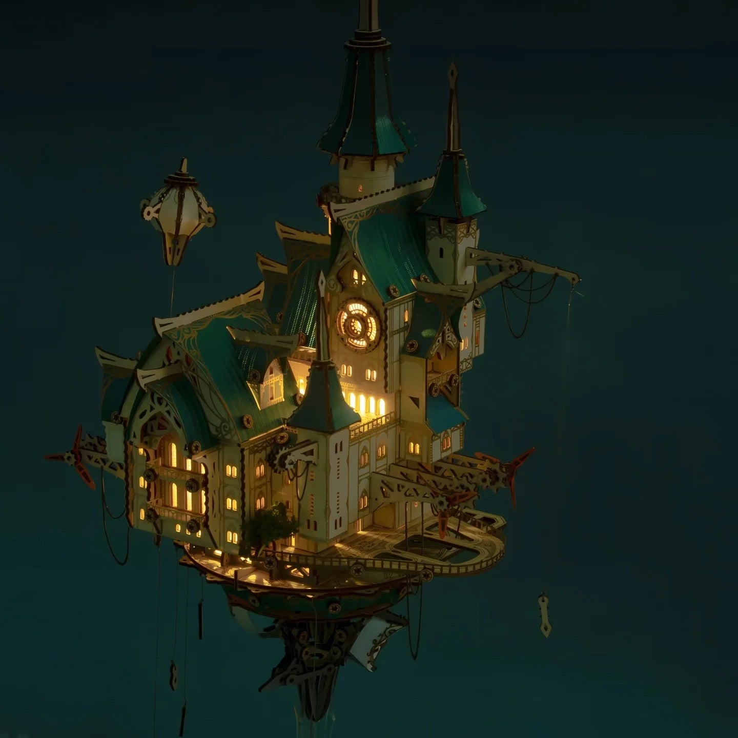 Fantasy Steam Castle – 3D Wooden Puzzle