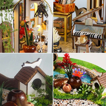Sky Garden DIY Miniature Dollhouse Kit