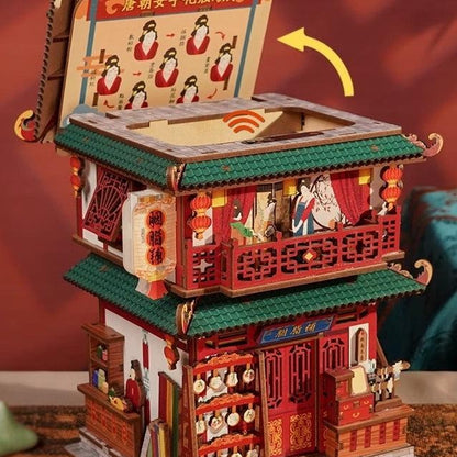 Ancient Rouge Store – DIY Wooden 3D Desk Bin