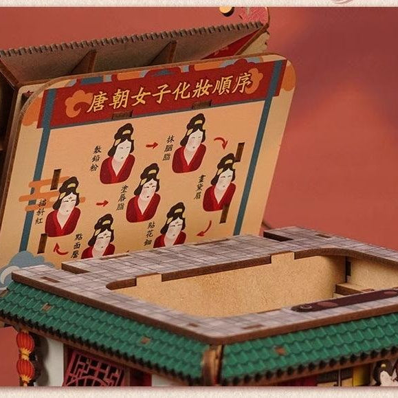 Ancient Rouge Store – DIY Wooden 3D Desk Bin