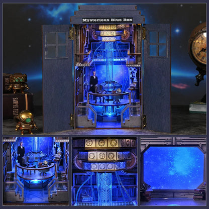 Doctor ho DIY Book Nook Kit – Mysterious Blue Box