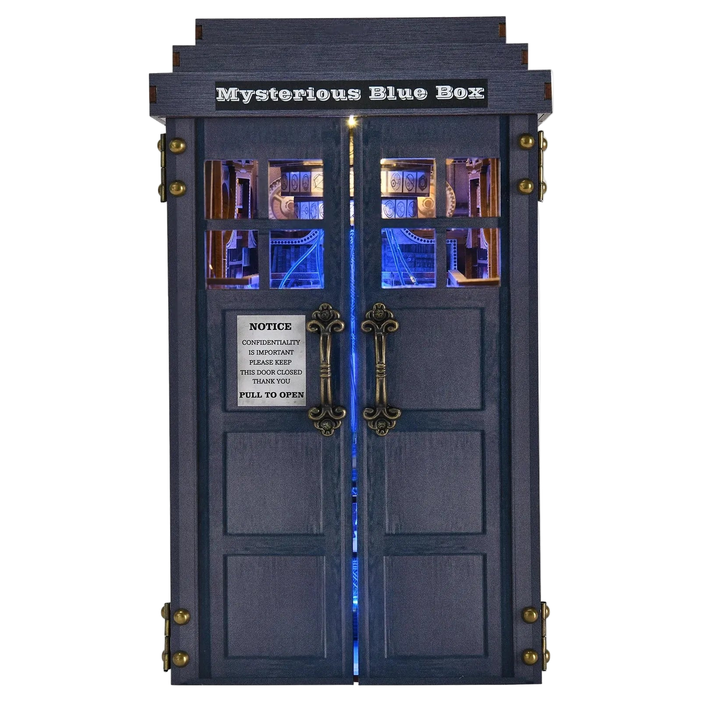Doctor ho DIY Book Nook Kit – Mysterious Blue Box
