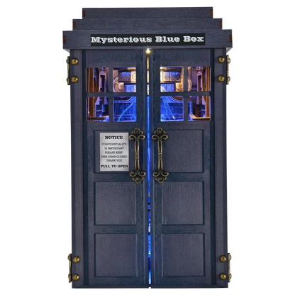 Doctor ho DIY Book Nook Kit – Mysterious Blue Box