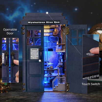 Doctor ho DIY Book Nook Kit – Mysterious Blue Box