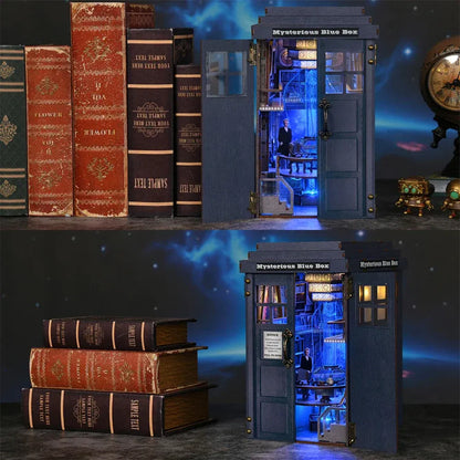 Doctor ho DIY Book Nook Kit – Mysterious Blue Box