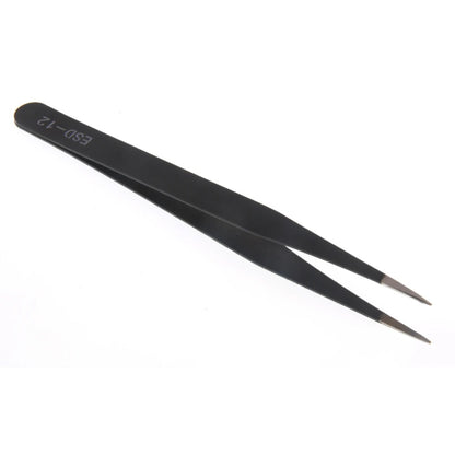 Precision ESD Anti-Static Stainless Steel Tweezers