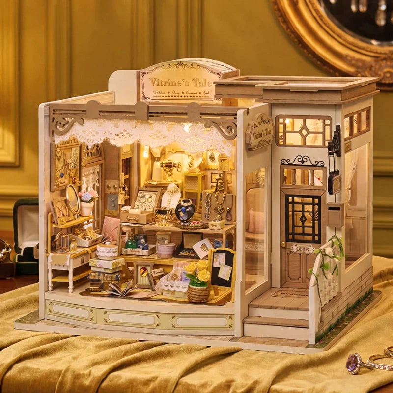 DIY Wooden Miniature House – Vitrine’s Tale | The Magical Jeweler