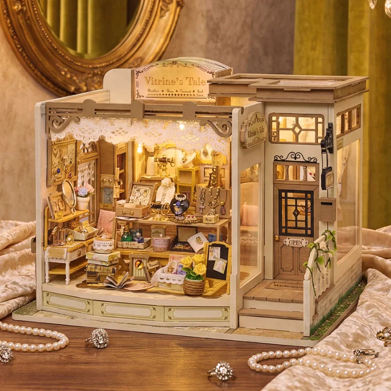 DIY Wooden Miniature House – Vitrine’s Tale | The Magical Jeweler