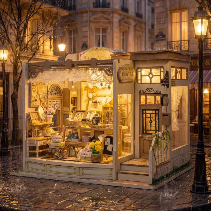 DIY Wooden Miniature House – Vitrine’s Tale | The Magical Jeweler