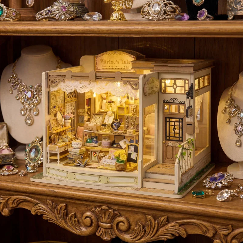 DIY Wooden Miniature House – Vitrine’s Tale | The Magical Jeweler