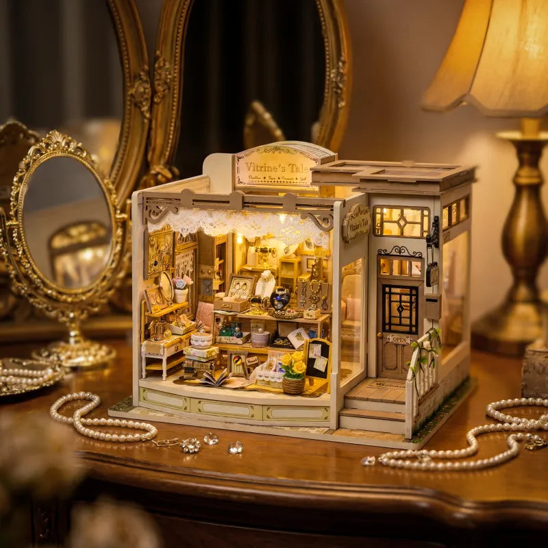 DIY Wooden Miniature House – Vitrine’s Tale | The Magical Jeweler