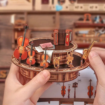 Miniature Haus Bach Strings - DIY Book Nook Kit
