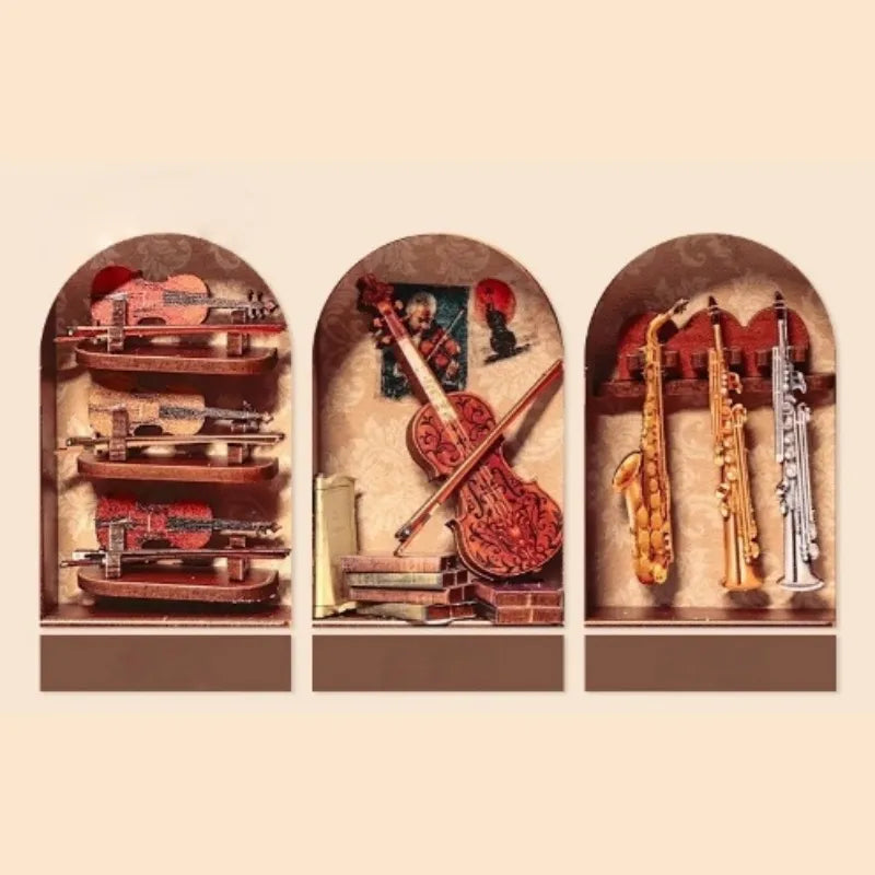 Miniature Haus Bach Strings - DIY Book Nook Kit