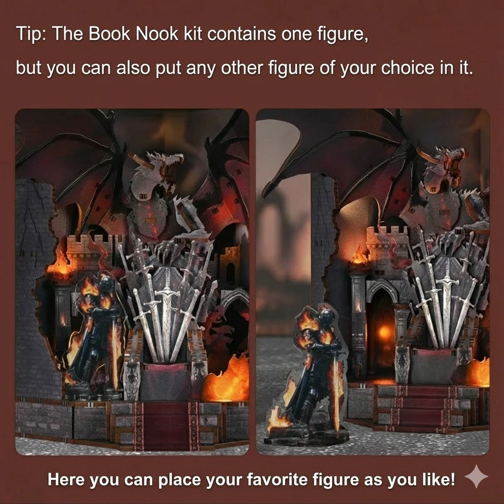 Throne of Blade Dragon Book Nook