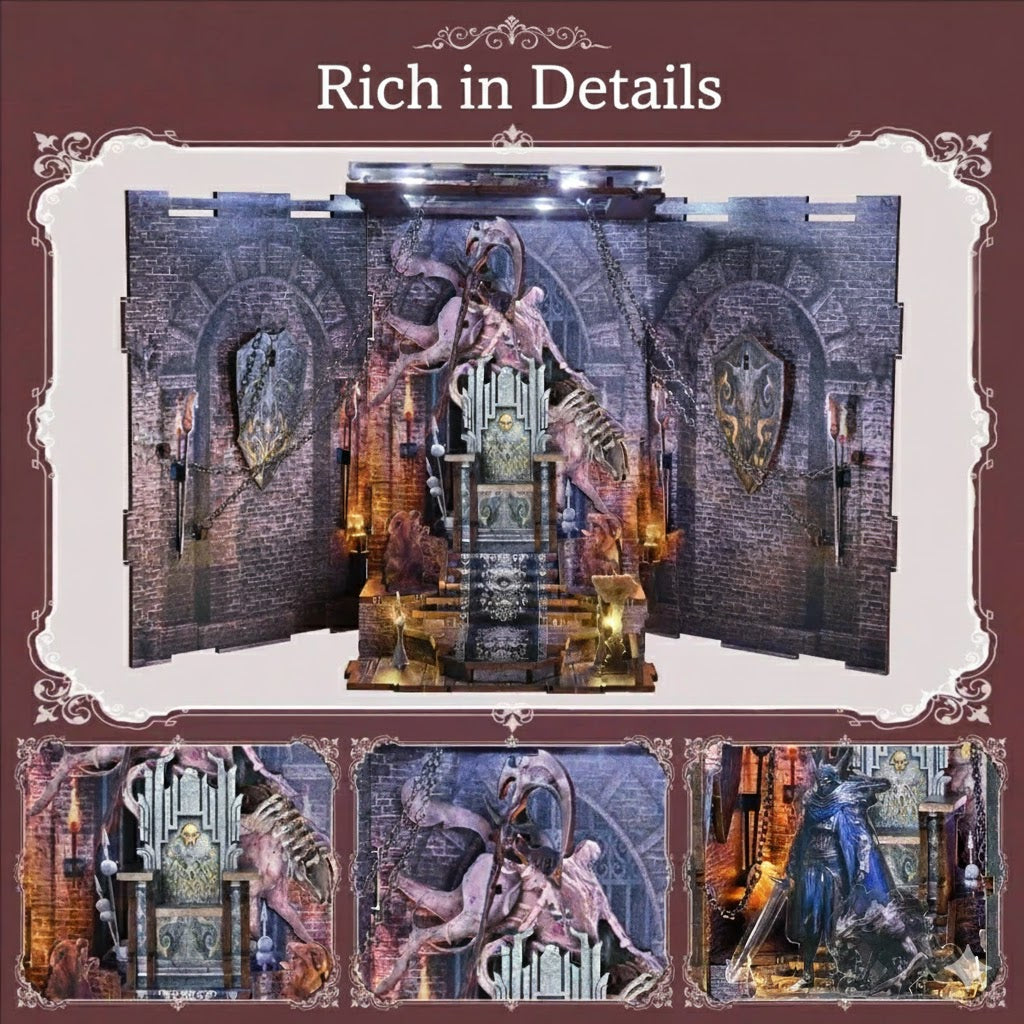 Book Nook – Throne of Bones